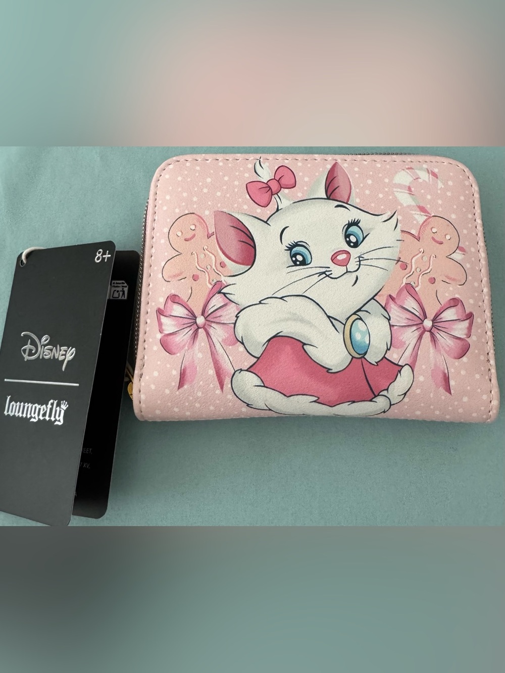 Loungefly Disney The Aristocats Marie Holiday Mini Zipper Wallet